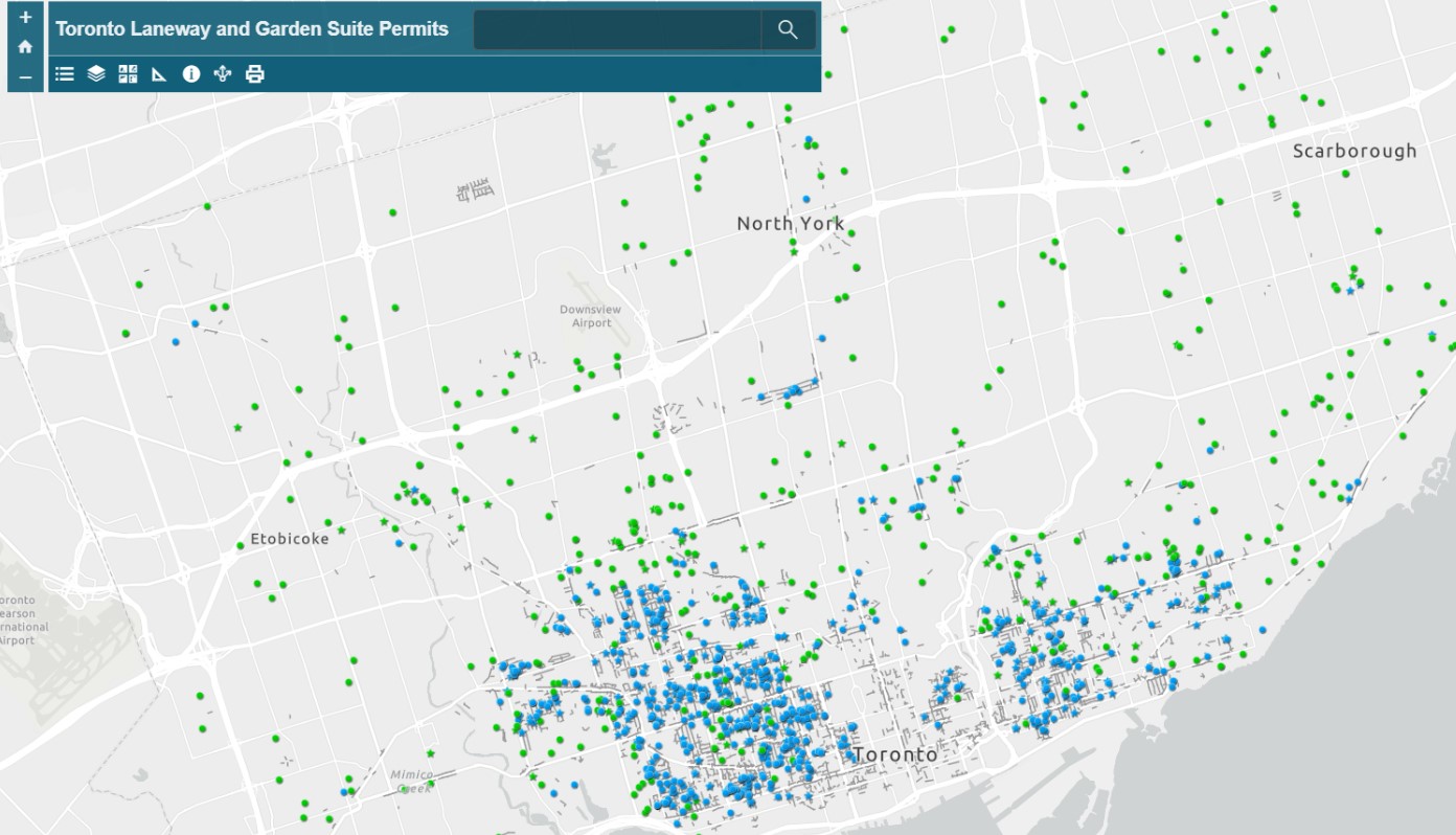 Toronto Laneway and Garden Suite Permits screenshot