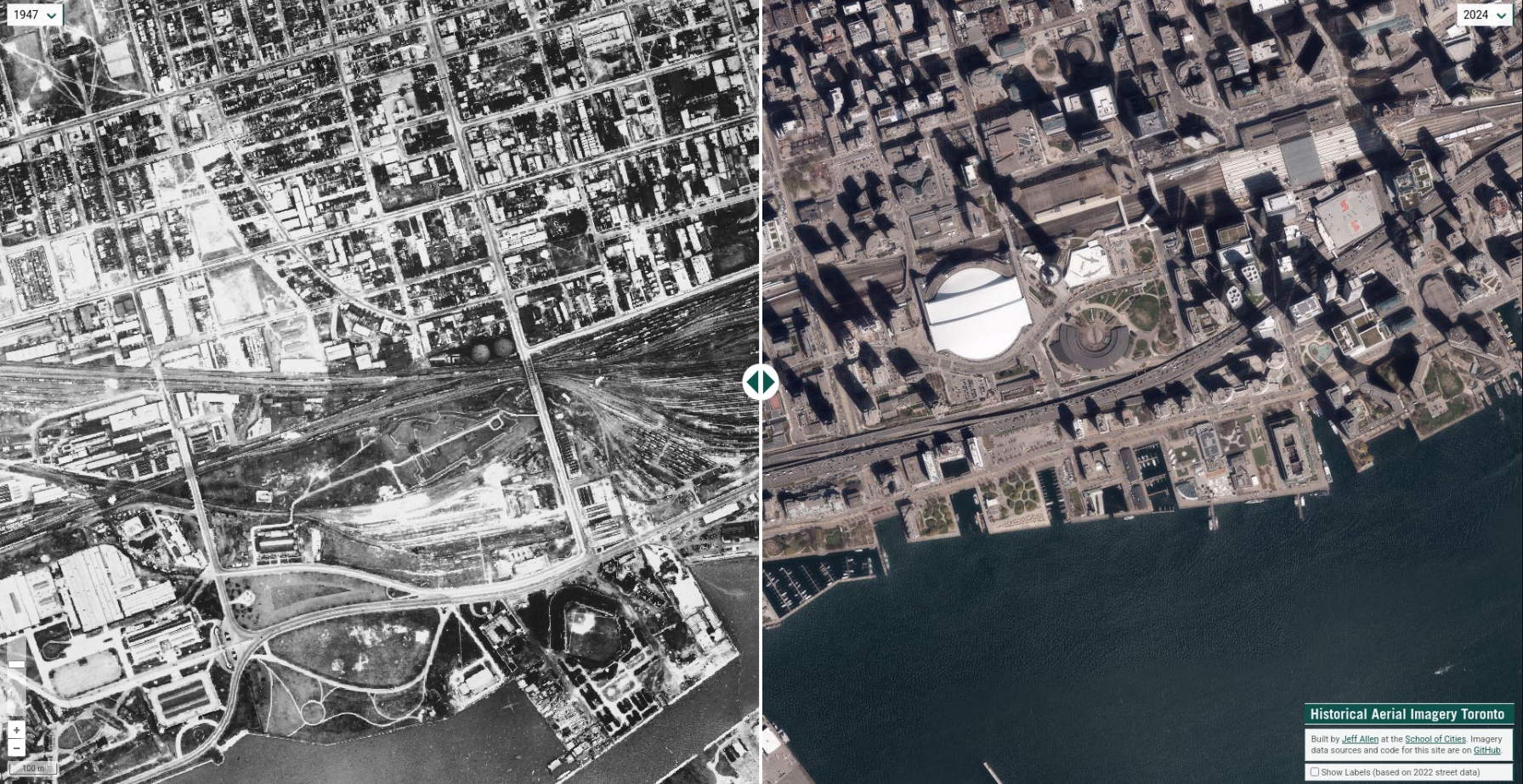 Historical Aerial Imagery Toronto screenshot