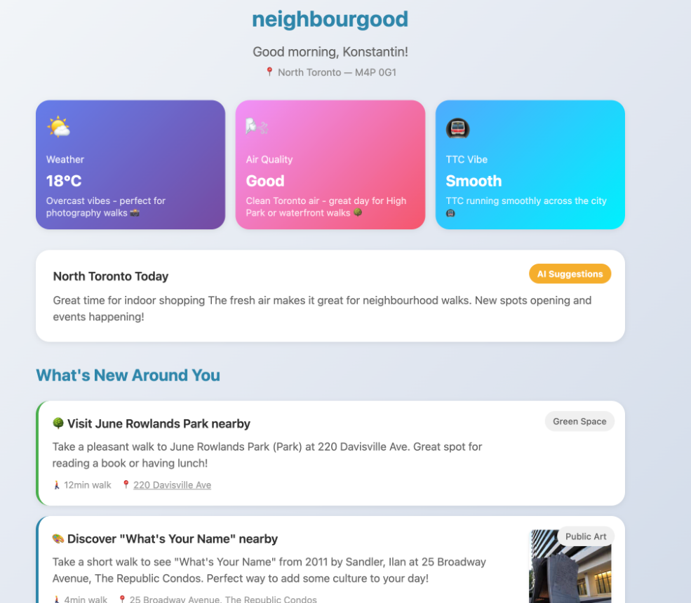 neighbourgood screenshot
