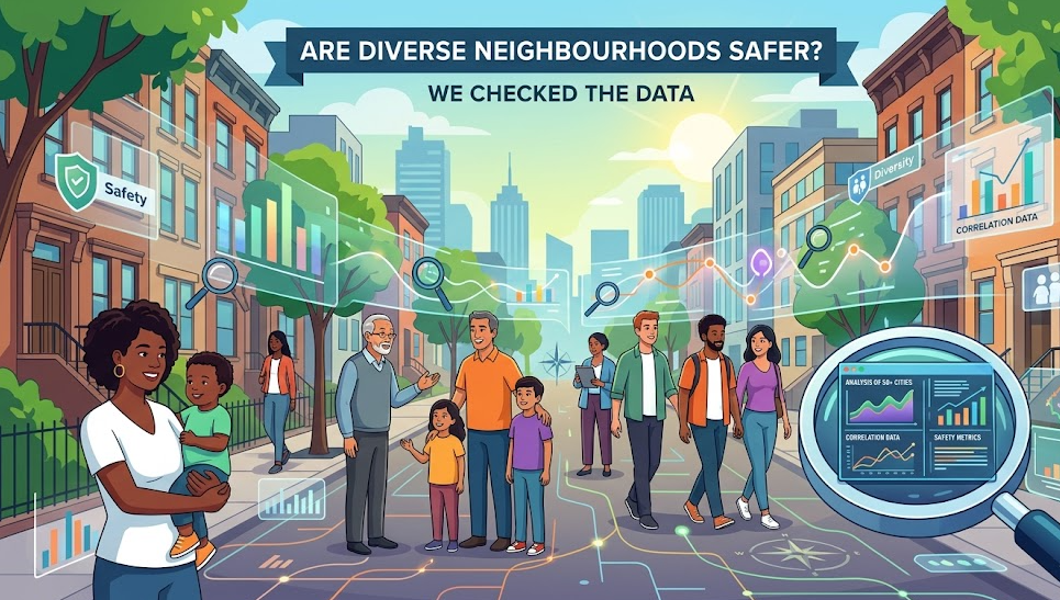 Are Diverse Neighbourhoods Safer? We Checked the Data