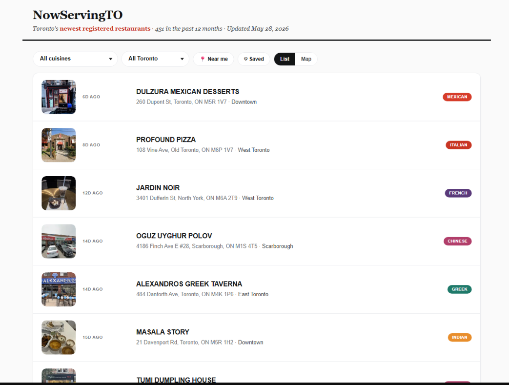 NowServingTO screenshot