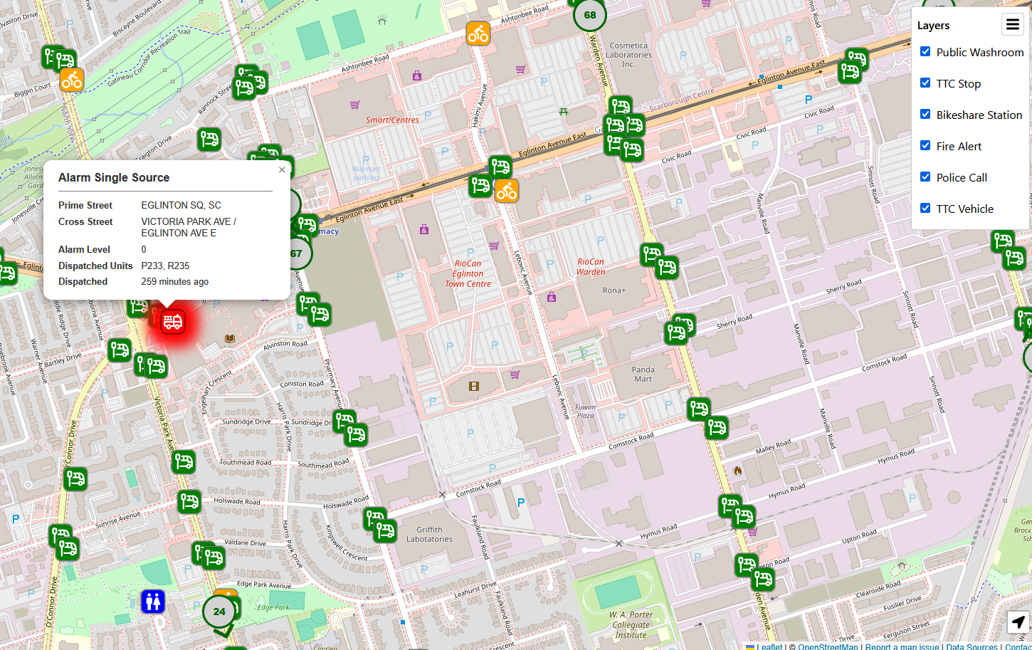 Toronto Map screenshot